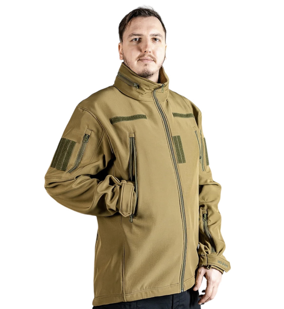 Куртка Patriot Soft Shell, Miligus, Coyote, XL - зображення 1