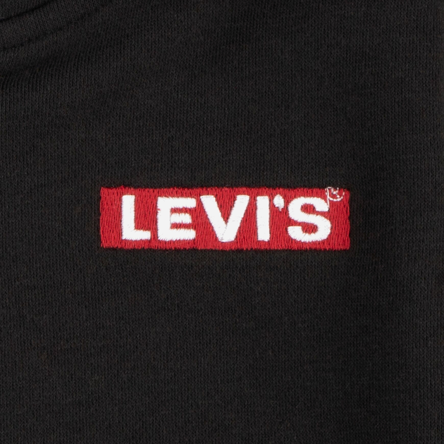 Bluza chłopięca rozpinana z kapturem Levi's 9EJ762-K84 134-140 cm Czarna (3666643020996) - obraz 4