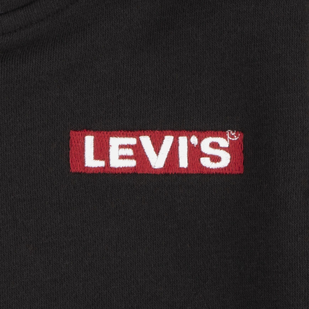 Bluza chłopięca rozpinana z kapturem Levi's 9EJ762-K84 134-140 cm Czarna (3666643020996) - obraz 8