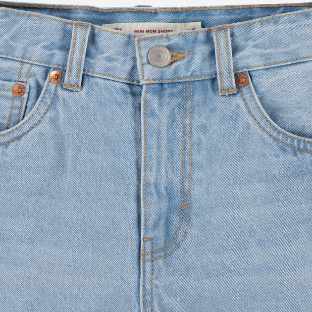 Krótkie spodenki młodzieżowe dziewczęce Levis 4EK075-L7Y 158 cm (14A) Błękitne (3666643079666) - obraz 3