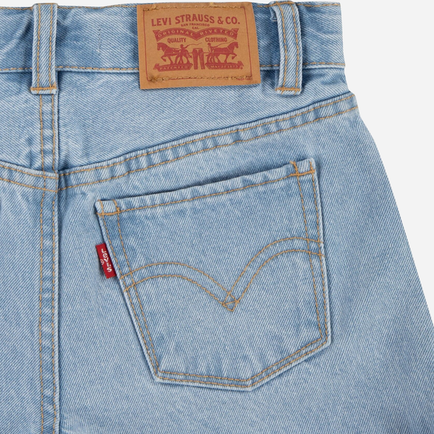 Krótkie spodenki młodzieżowe dziewczęce Levis 4EK075-L7Y 158 cm (14A) Błękitne (3666643079666) - obraz 5