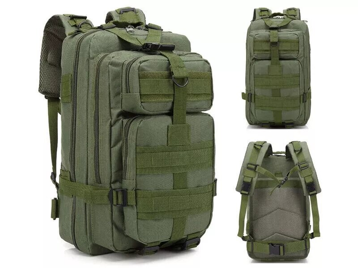Рюкзак тактичний Smartex 3P Tactical 30 ST-008 army green - зображення 2