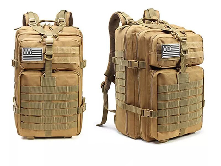 Рюкзак тактичний Smartex 3P Tactical 45 ST-096 khaki - зображення 2