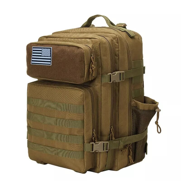 Рюкзак тактичний Smartex 3P Tactical 45 ST-151 khaki - зображення 2