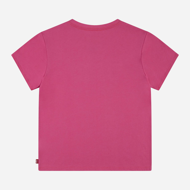 Koszulka młodzieżowa dla dziewczynki Levis 4EK418-AGW 152 cm (12A) Różowa (3666643070595) - obraz 2