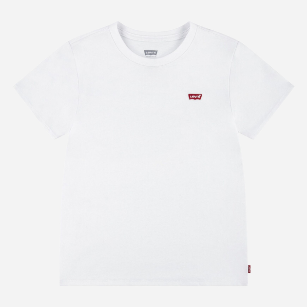 Підліткова футболка для дівчинки Levis 4EK826-001 152 см (12A) Біла (3666643067540) - зображення 1