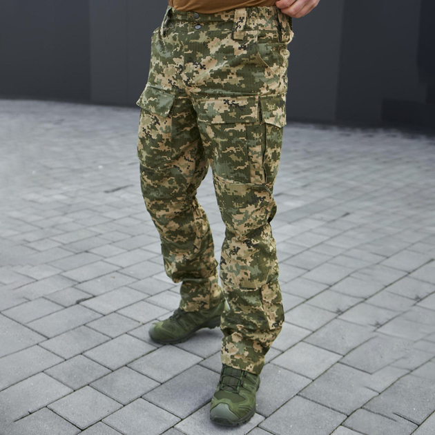 Чоловічі штани "М-5" ріп-стоп з вологозахисним просоченням піксель розмір 4XL - зображення 2