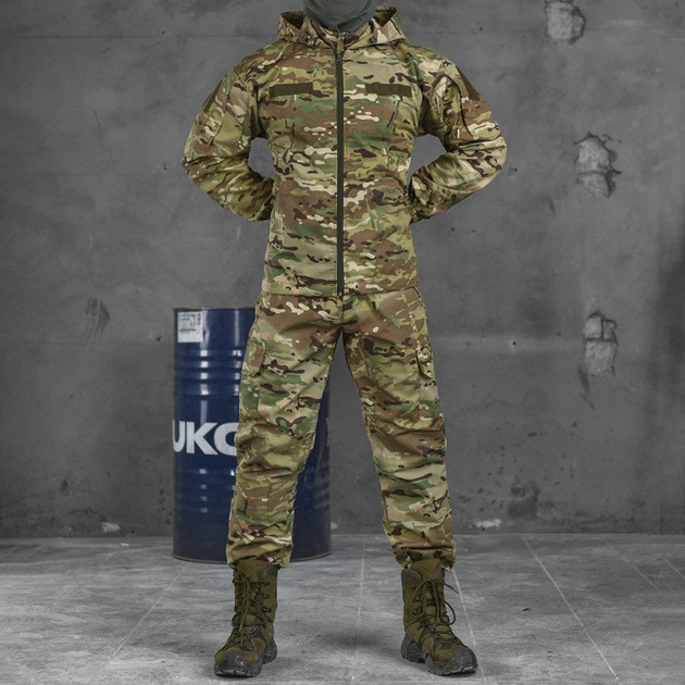 Мужская форма куртка + брюки "7.62 Tactical axiles" Rip-Stop мультикам размер XL - изображение 1