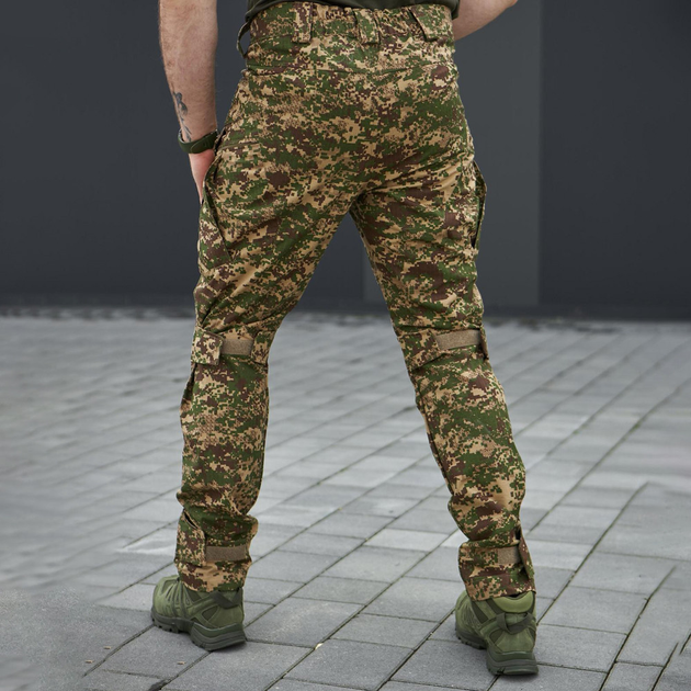 Мужские штаны "Stalker" рип-стоп с влагозащитной пропиткой варан размер 4XL - изображение 2
