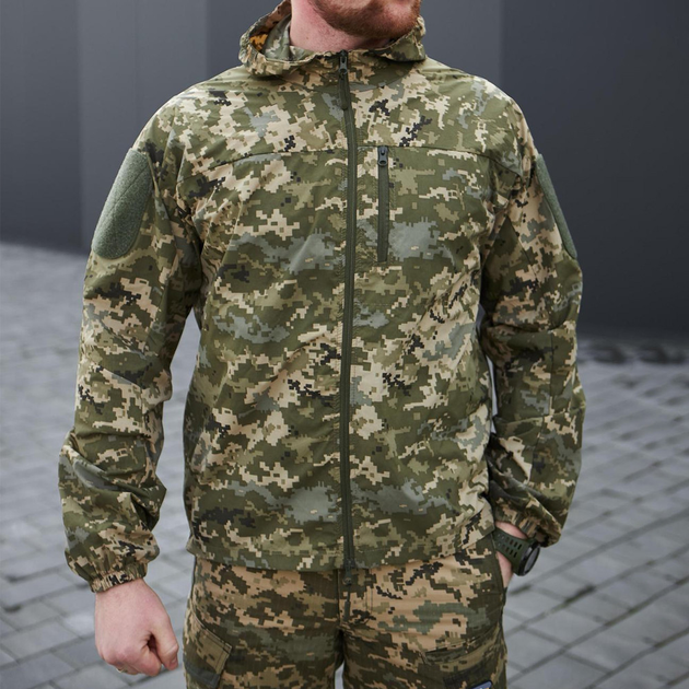 Чоловіча літня куртка "T-Storm" з липучками для шевронів піксель розмір 2XL - зображення 1