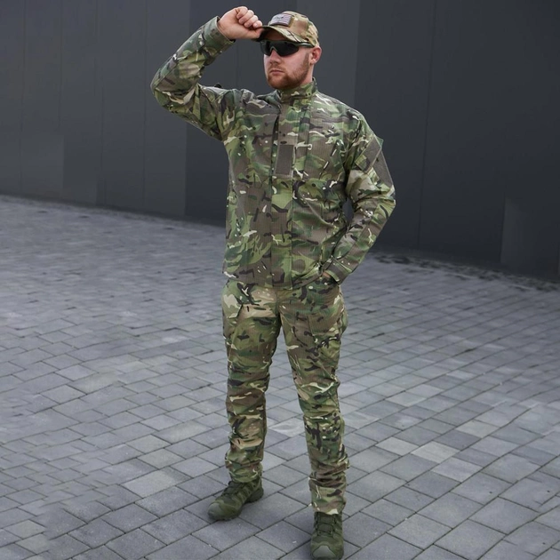 Легка форма "Tactical" ріп-стоп кітель + штани мультикам розмір 6XL - зображення 1