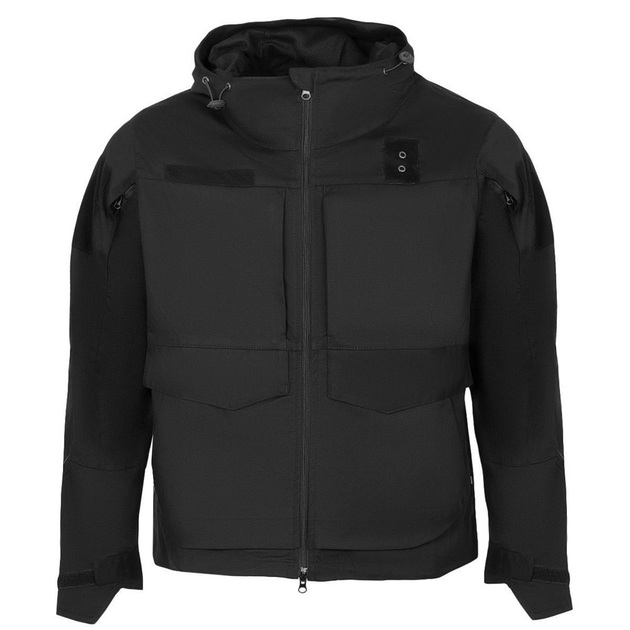 Демісезонна чоловіча куртка "Hunter" Canvas Streatch із сітковою підкладкою чорна розмір 3XL - зображення 2