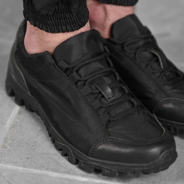 Кросівки "Newcastle" Cordura зі шкіряними вставками чорні розмір 44 - зображення 2