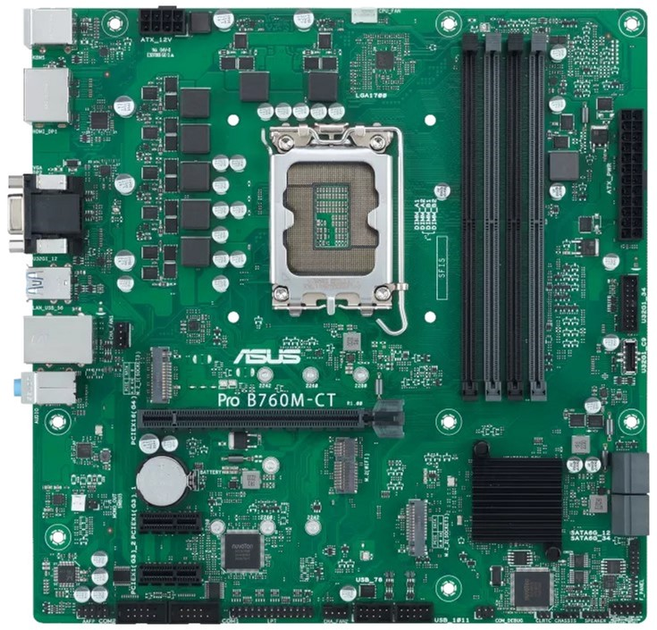Płyta główna ASUS Pro B760M-CT-CSM (s1700, Intel B760, PCI-Ex16) - obraz 1