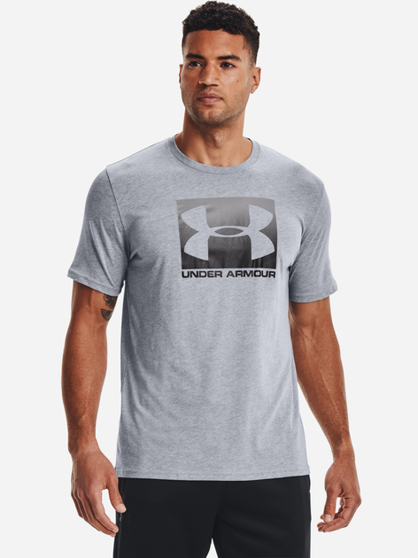 Акція на Футболка чоловіча Under Armour Ua Boxed Sportstyle SS 1329581-035 XXL Сіра від Rozetka