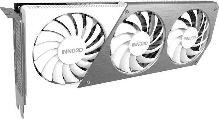Відеокарта INNO3D PCI-Ex GeForce RTX 4070 Ti X3 OC White 12GB GDDR6X (192bit) (2640/21000) (HDMI, 3 x DisplayPort) (N407T3-126XX-186148W) - зображення 1
