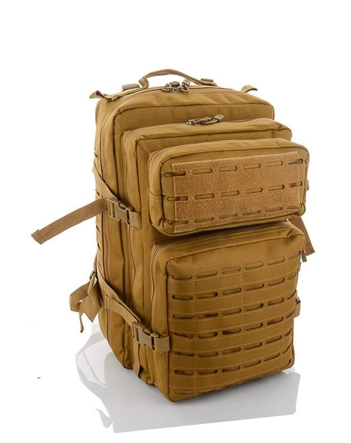 Рюкзак тактический штурмовой объем 40 лит материал CORDURA® песочный - изображение 1