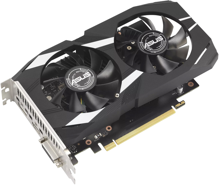 Відеокарта ASUS PCI-Ex GeForce RTX 3050 Dual OC Edition 6GB GDDR6 (96bit) (1537/14000) (HDMI, DisplayPort, DVI-D) (90YV0K60-M0NA00) - зображення 2