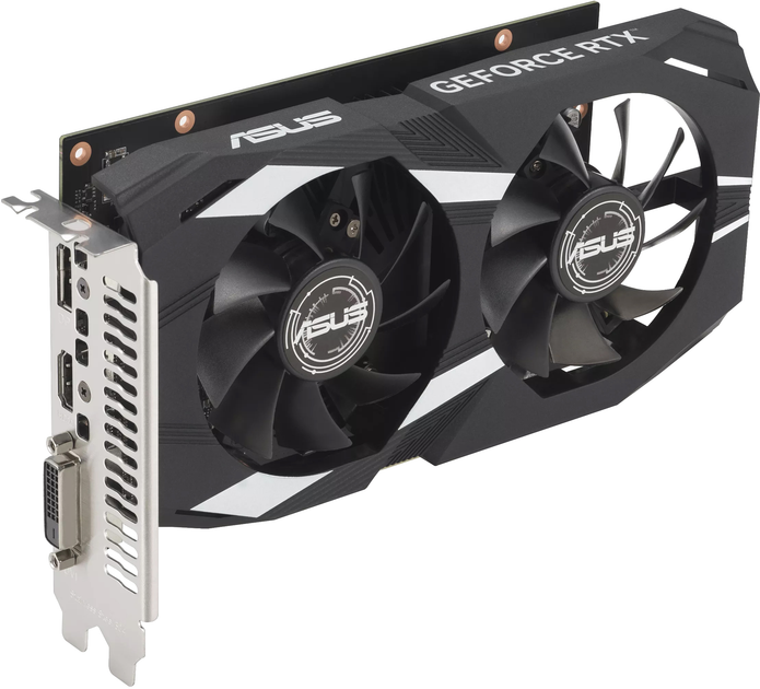 Відеокарта ASUS PCI-Ex GeForce RTX 3050 Dual OC Edition 6GB GDDR6 (96bit) (1537/14000) (HDMI, DisplayPort, DVI-D) (90YV0K60-M0NA00) - зображення 5