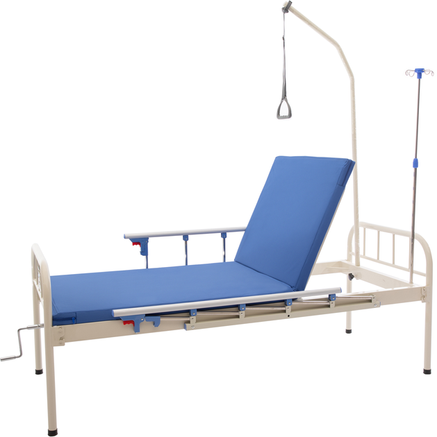 Медицинская 2-секционная кровать MED1 для больницы, клиники, дома (MED1-C14) - изображение 2