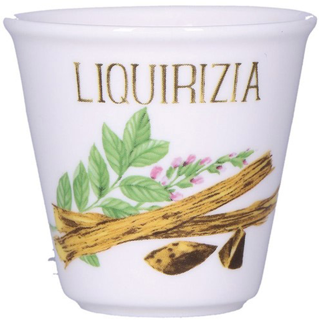 Набір келихів для кавового лікеру La Porcellana Bianca Liquorelli Liquirizia 75 мл білий 6 шт (P012715LIQ) - зображення 1