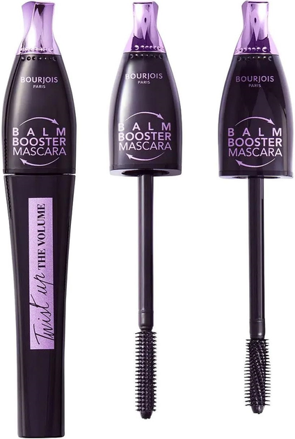 Набір декоративної косметики Bourjois Туш для вій Twist Up 003 Balm Booster 8 мл + Олівець для очей Contour Clubbing No 41 Black Party 1.2 г (3616305491848) - зображення 4