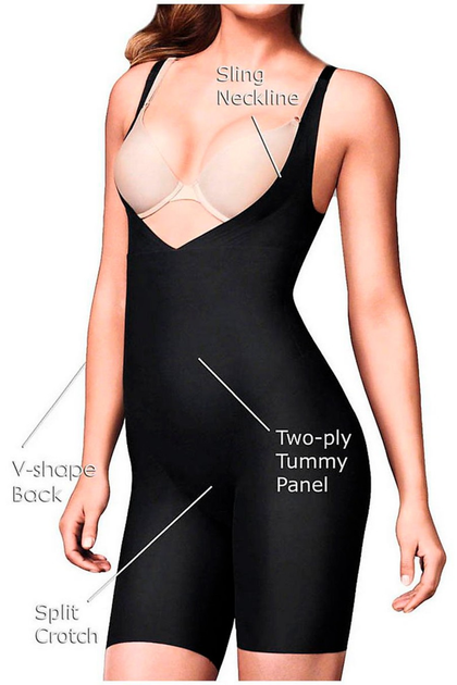 Корректирующий комбинезон Maidenform 50(2XL) Черный (96398) 