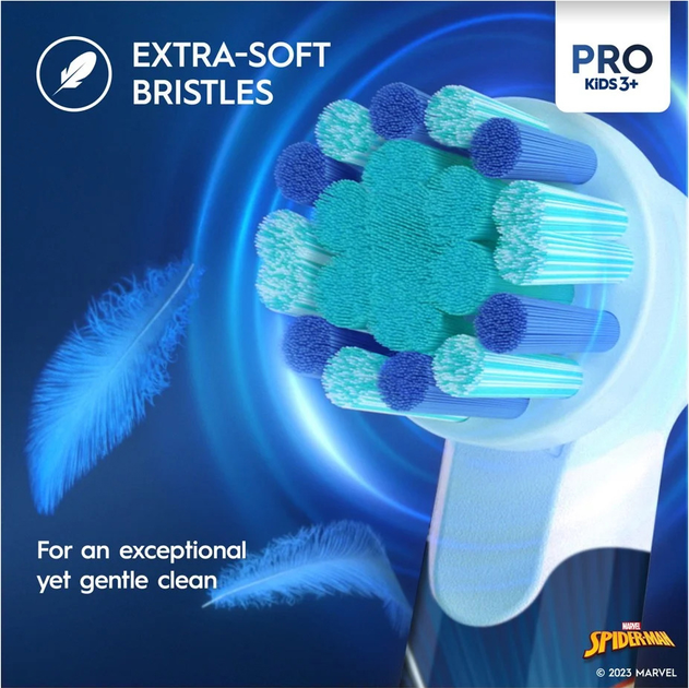 Електрична зубна щітка Oral-B Vitality Pro Kids 3+ Spider-Man (8006540772768) - зображення 4