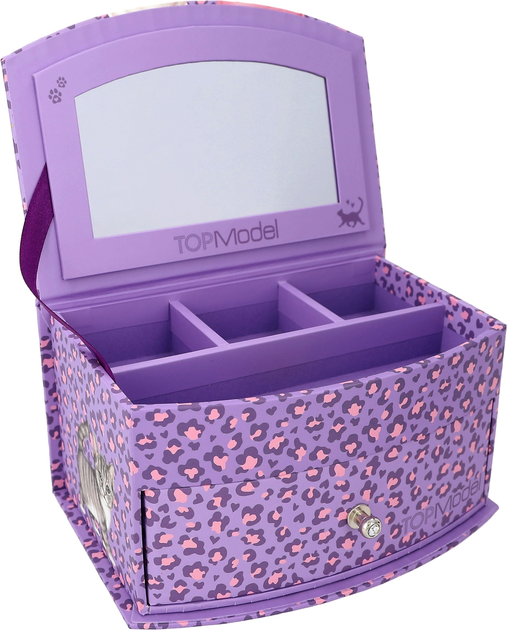 Pudełko na biżuterię Depesche TOPModel Small Lilac Leo Love (4010070638078) - obraz 3