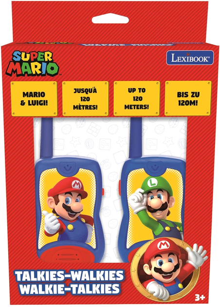 Zestaw krótkofalówek Lexibook Super Mario (3380743085678) - obraz 1