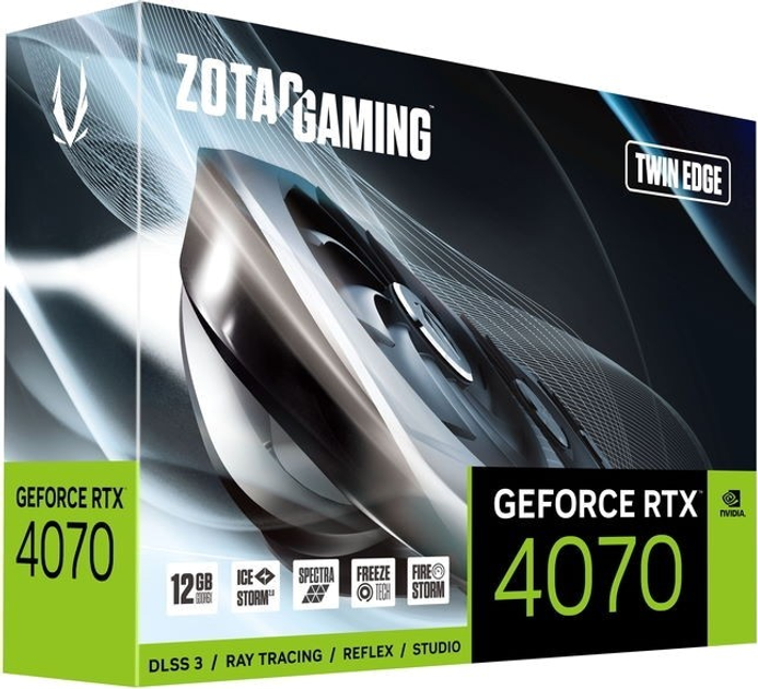 Karta graficzna Zotac PCI-Ex GeForce RTX 4070 Twin Edge 12GB GDDR6X (192bit) (2475/21000) (HDMI, 3 x DisplayPort) (ZT-D40700E-10M) - obraz 7