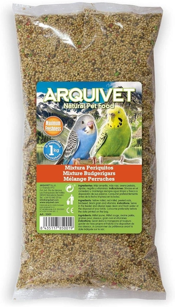 Корм для папуг  ARQUIVET Мікс 1 кг (8435117850019) - зображення 1