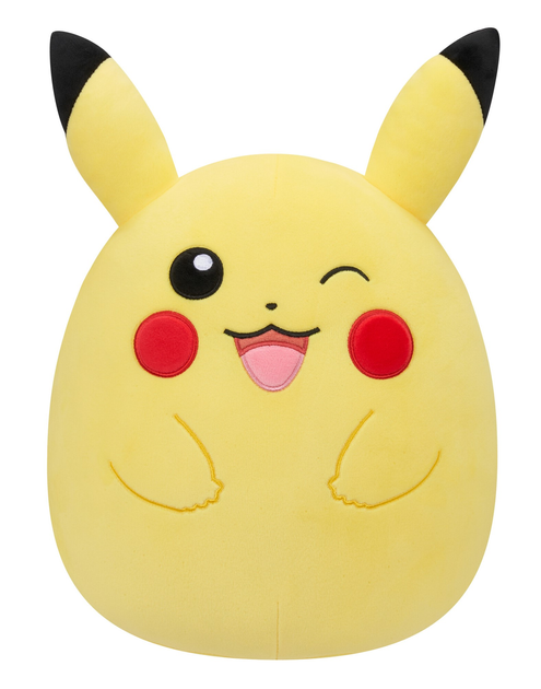 М'яка іграшка подушка Squishmallows Pokemon Pikachu 25 см (0196566195400) - зображення 1