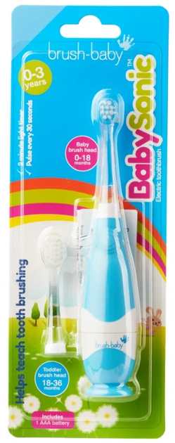 Електрична зубна щітка Brush-Baby BabySonic блакитна - зображення 2
