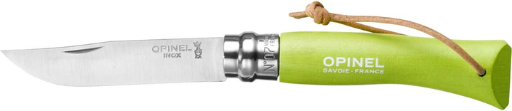 Нож Opinel №7 Inox Trekking светло-зеленый (2046396) - изображение 1