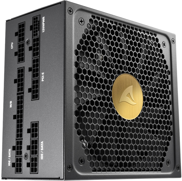 Блок живлення Sharkoon Rebel P30 Gold ATX 3.0 1000 W (4044951038527) - зображення 1