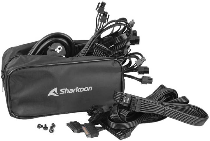 Блок живлення Sharkoon Rebel P30 Gold ATX 3.0 1000 W (4044951038527) - зображення 4