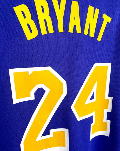 Форма баскетбольна дитяча Lion NBA LAKERS BRYANT 24 колір фіолетовий S - на 6-8 років, зріст 120-125 (CO-2264-S) - Фото 4 Форма баскетбольна дитяча Lion NBA LAKERS BRYANT 24 колір фіолетовий S - на 6-8 років, зріст 120-125 (CO-2264-S) - зображення 4