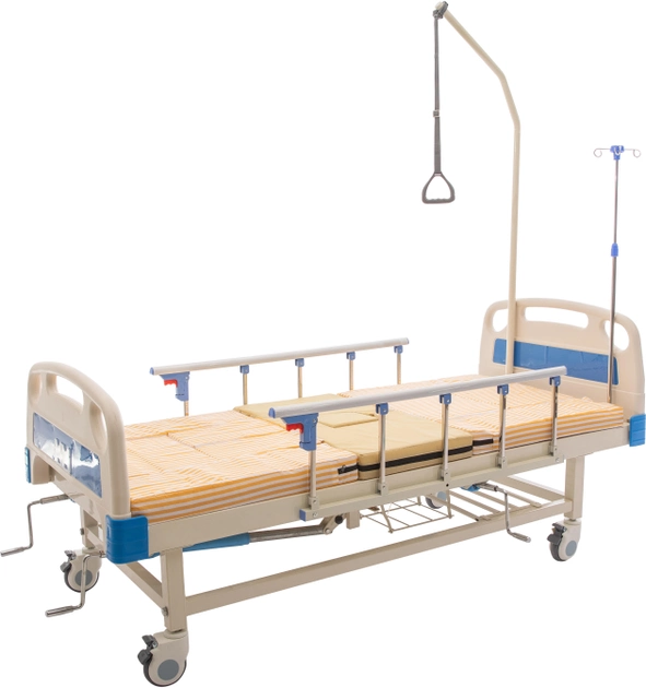 Медицинская кровать MED1 с туалетом и функцией бокового переворота для тяжелобольных (MED1-H05 стандартное) - изображение 2