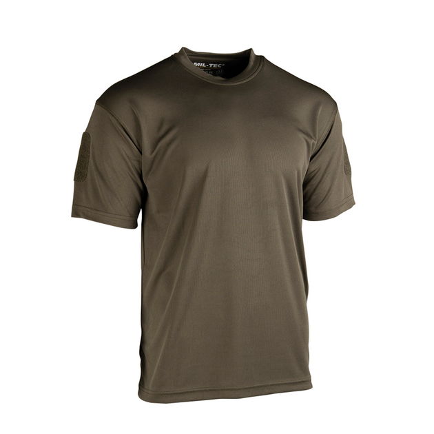 Футболка Sturm Mil-Tec Tactical T-Shirt QuickDry S Olive - зображення 1