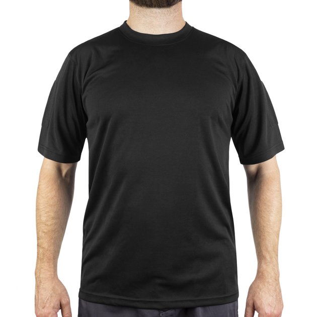 Футболка Sturm Mil-Tec Tactical T-Shirt QuickDry 2XL Black - зображення 1