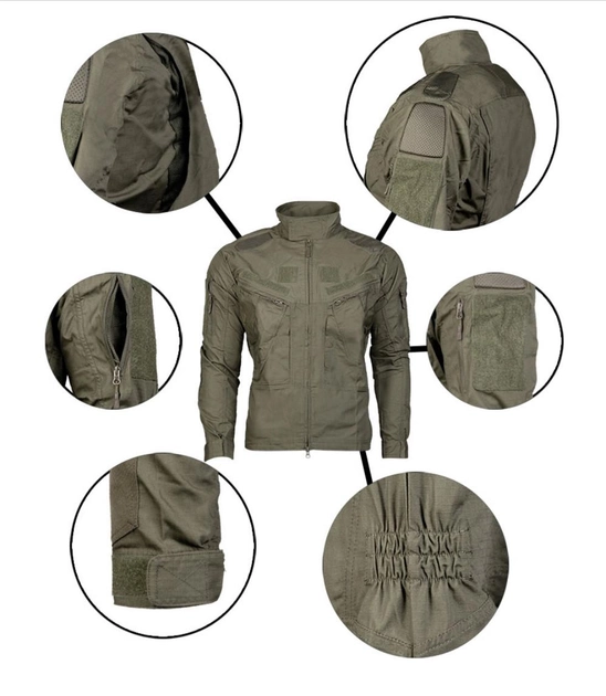 Куртка-Кітель Sturm Mil-Tec "Chimera Combat Jacket" Олива L - зображення 2