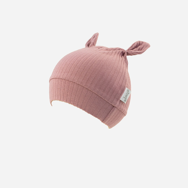 Дитяча демісезонна шапка-біні для дівчинки Nicol 204055 37 см Рожева (5905601020622) - зображення 2