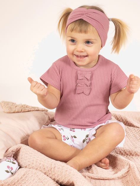 Koszulka dziecięca dla dziewczynki Nicol 204140 110 cm Różowa (5905601021339) - obraz 2