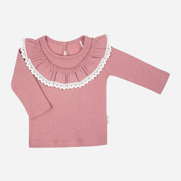 Koszulka z długim rękawem dziewczęca Nicol 204141 68 cm Różowa (5905601021469) - obraz 1