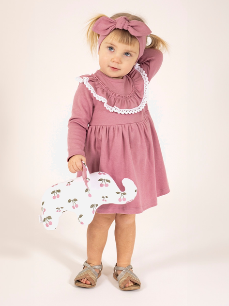 Дитяче боді-сукня для новонароджених дівчаток Nicol 204160 62 см Рожеве (5905601021636) - зображення 2