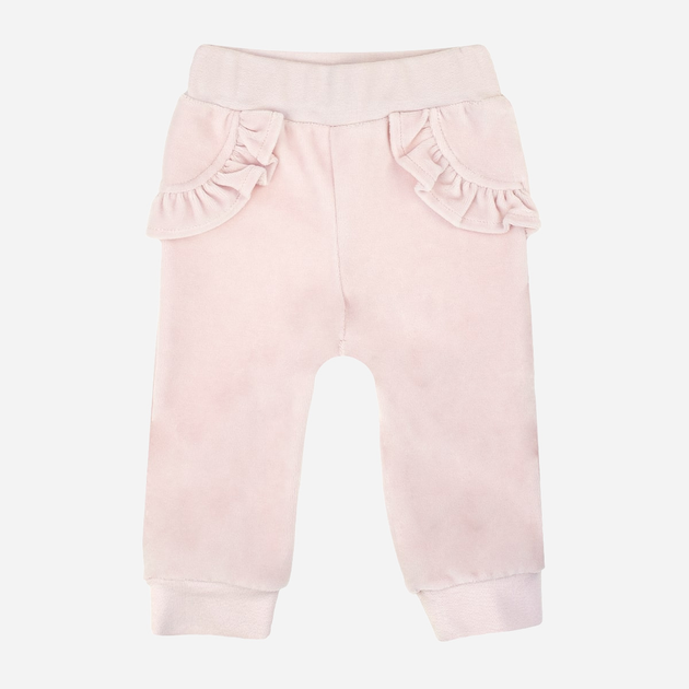 Дитячі вельветові штани для дівчинки Nicol 204277 80 см Світло-рожеві (5905601023494) - зображення 1