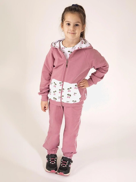 Spodnie dresowe dziecięce dla dziewczynki Nicol 204279 68 cm Wrzosowe (5905601023715) - obraz 2