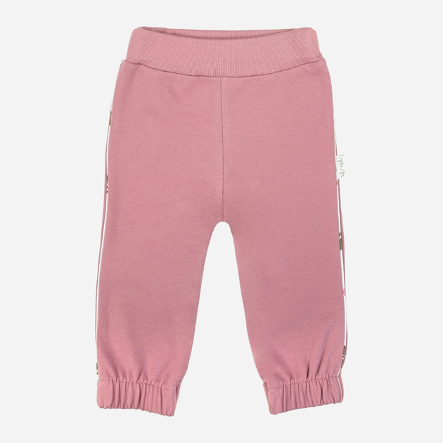Spodnie dresowe dziecięce dla dziewczynki Nicol 204279 92 cm Różowe (5905601023753) - obraz 1