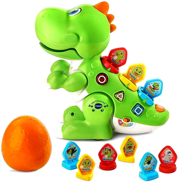 Інтерактивна іграшка Vtech Baby Learn and Dance Dino (3417765187322) - зображення 2